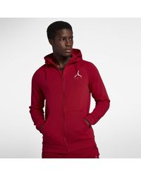Nike Jordan Sportswear Flight Fleece 884047 Men's Sweatshirt NIKE Jordan Flight Fleece Full Zip Hoodie hoodies for Men