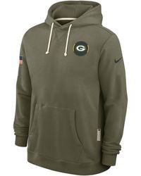 Nike - New England Patriots Salute To Service Sideline Dominant Force Dri-Fit Nfl Pullover Hoodie - Lyst