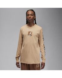 Nike - Jordan Brand Graphic Long-sleeve T-shirt Cotton - Lyst