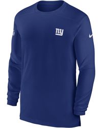 Nike - Dri-fit Sideline Coach (nfl New York Giants) Long-sleeve Top - Lyst