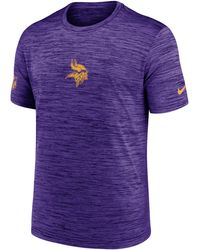 Nike - Minnesota Vikings Sideline Team Issue Velocity Dri-Fit Nfl T-Shirt - Lyst