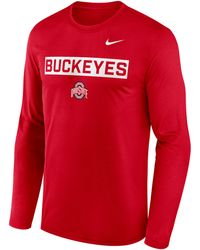 Nike - Ohio State Primetime Legend 2-Hit Dri-Fit College Long-Sleeve T-Shirt - Lyst