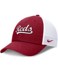 Nike - Cincinnati Reds Evergreen Wordmark Club Mlb Adjustable Hat - Lyst
