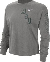 Nike - Michigan State Heritage College Boxy Crew-neck T-shirt - Lyst