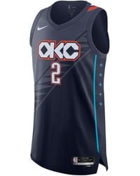 Nike - Shai Gilgeous-Alexander Oklahoma City Thunder City Edition Dri-Fit Adv Nba Authentic Jersey - Lyst
