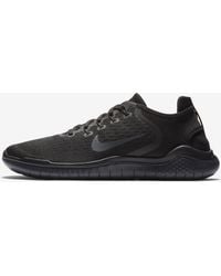 Nike Synthetic Free Rn 2018 (black/anthracite) Men's Running Shoes for Men  - Lyst