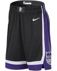 Sacramento Kings Nike 2021/22 City Edition Swingman Shorts - Black
