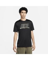 Nike - Dri-fit Fitness T-shirt Polyester - Lyst