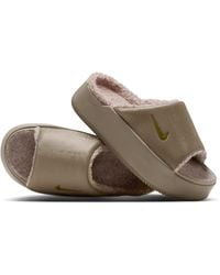Nike - Calm Elevation Se Faux Fur Slides - Lyst
