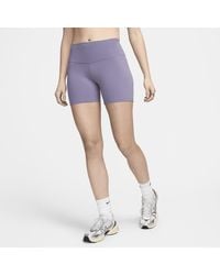 Nike - One High-waisted 5" Biker Shorts - Lyst
