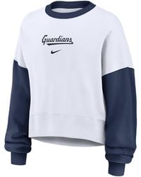Nike - Cleveland Guardians Primary Mlb Pullover Crew - Lyst