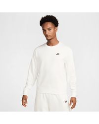 Nike - Club French Terry Crew - Lyst