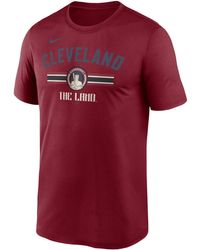 Nike - Cleveland Guardians City Connect Legend Dri-fit Mlb T-shirt - Lyst