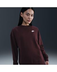 Nike - Sportswear Club Fleece Loose Crew-Neck Sweatshirt - Lyst