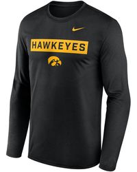 Nike - Iowa Primetime Legend 2-Hit Dri-Fit College Long-Sleeve T-Shirt - Lyst