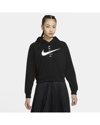 Nike Felpa con cappuccio Sportswear Swoosh - Nero