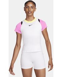 Nike - Court Advantage Dri-fit Short-sleeve Tennis Top Polyester - Lyst