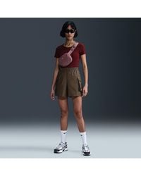 Nike - Sportswear Essential Woven High-Waisted 5" Cargo Shorts - Lyst