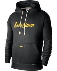 Nike - Los Angeles Lakers Standard Issue City Edition Dri-Fit Nba Courtside Hoodie - Lyst