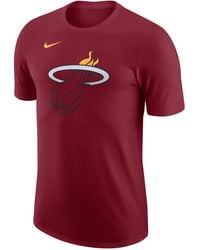 Nike - Miami Heat Essential Nba T-shirt Cotton - Lyst