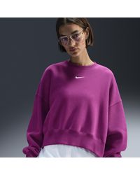 Nike - Sportswear Phoenix Fleece Over-Oversized Crew-Neck Sweatshirt - Lyst