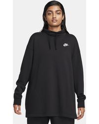 Nike - Sportswear Club Fleece Oversized Mock-neck Sweatshirt - Lyst