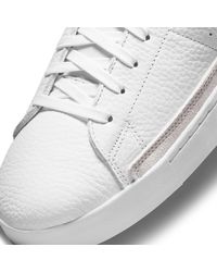 mens nike blazer low white