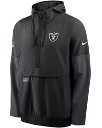 Nike - Las Vegas Raiders Well Rounded Anorak Nfl 1/2-Zip Hooded Jacket - Lyst