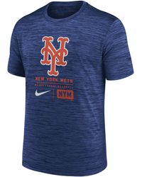 Nike - New York Mets Large Logo Velocity Mlb T-shirt - Lyst