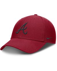 Nike - Atlanta Braves Evergreen Club Dri-fit Mlb Adjustable Hat - Lyst
