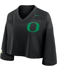 Nike - Oregon Jersey Dri-Fit College Cropped Top - Lyst