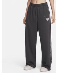 Nike - Sportswear Straight-leg French Terry Trousers Cotton - Lyst