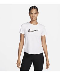Nike - One Swoosh Dri-fit Short-sleeve Running Top 50% Recycled Polyester - Lyst