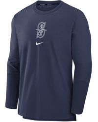 Nike - Los Angeles Dodgers Authentic Collection Player Dri-Fit Mlb Pullover Sweatshirt - Lyst