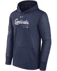 Nike - St. Louis Cardinals Authentic Collection Practice Therma Mlb Pullover Hoodie - Lyst