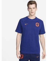Nike - Netherlands Travel Football Short-sleeve Top Cotton - Lyst