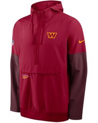 Nike - Washington Commanders Well Rounded Anorak Nfl 1/2-Zip Hooded Jacket - Lyst