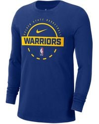 Nike - Golden State Warriors Nba Practice Long-Sleeve T-Shirt - Lyst
