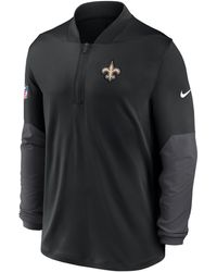 Nike - New Orleans Saints Feel The Pressure Dri-Fit Nfl 1/2-Zip Top - Lyst