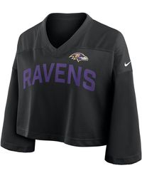 Nike - Baltimore Ravens Wide Receiver Jersey Fashion Dri-Fit Nfl Cropped Top - Lyst