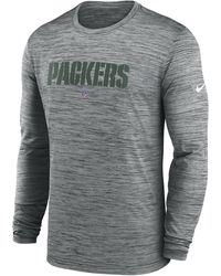 Kansas City Chiefs Nike Sideline Velocity Athletic Stack Performance Long  Sleeve T-Shirt - White