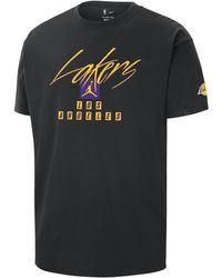 Nike - Los Angeles Lakers Courtside Statement Edition Jordan Nba Max90 T-shirt - Lyst