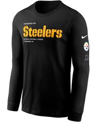 Nike - Pittsburgh Steelers Play To Win Essential Nfl Long-Sleeve T-Shirt - Lyst