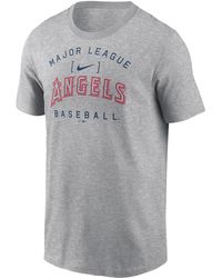 Nike - Los Angeles Angels Home Team Athletic Arch Mlb T-shirt - Lyst