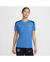 Nike - Chelsea F.c. Strike Dri-fit Football Short-sleeve Knit Top Polyester 50% Recycled Polyester - Lyst