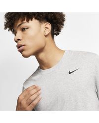 Nike Dri-fit Training T-shirt in White for Men - Lyst