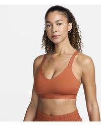 Nike - Indy Medium-support Padded Adjustable Sports Bra 50% Recycled Polyester - Lyst