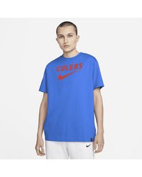 Nike - F.c. Barcelona Swoosh Football T-shirt Cotton - Lyst