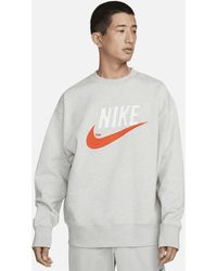 Nike - Sportswear Shirt Van Sweatstof Met Ronde Hals - Lyst