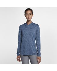 nike women's space dye legend hoodie